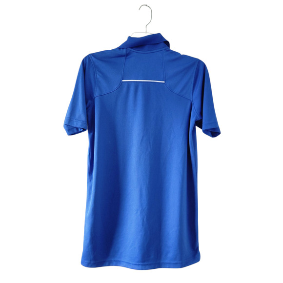 UK University of Kentucky Men Polo Shirt Small Blue White Collared Shirt Wildcat - Picture 2 of 5